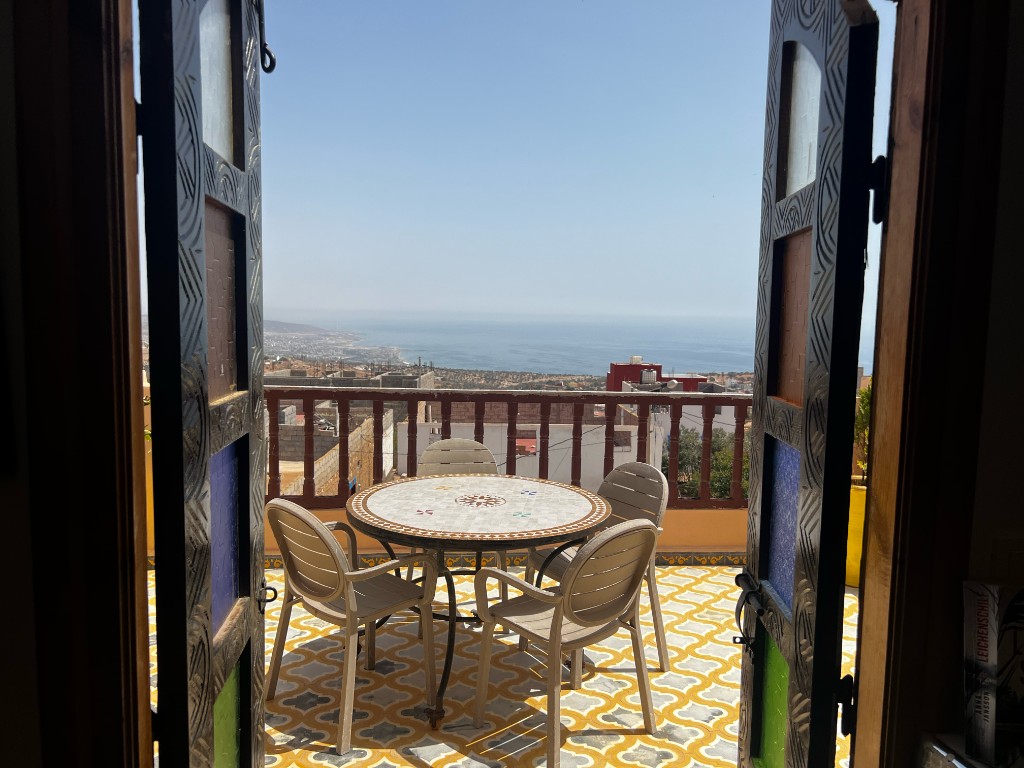 Ocean view terrace – Taghazout surf camp